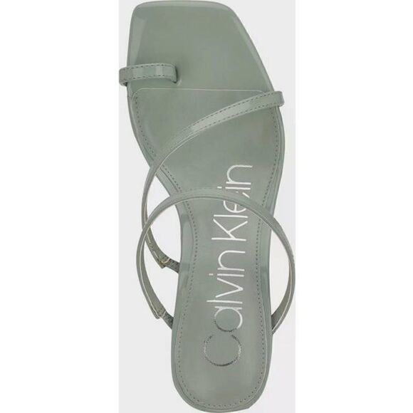 Calvin Klein Womens White Sandals Size 10M B43 - Picture 3 of 9